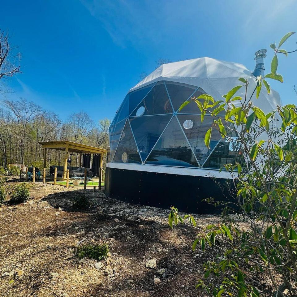 Waterfront Luxury Glamping Dome Hotel Rogersville Bagian luar foto